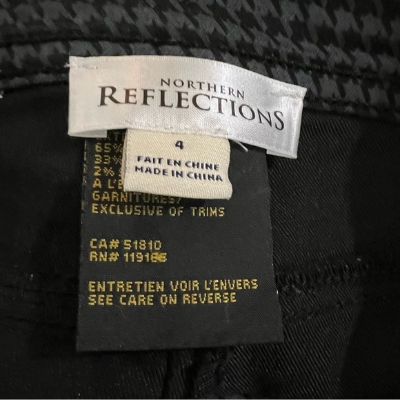 Northern Reflection Houndstooth Pants Size 4 - Picture 11 of 13